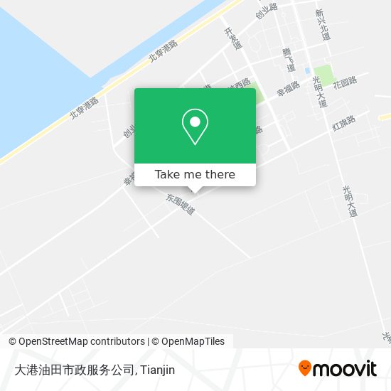 大港油田市政服务公司 map