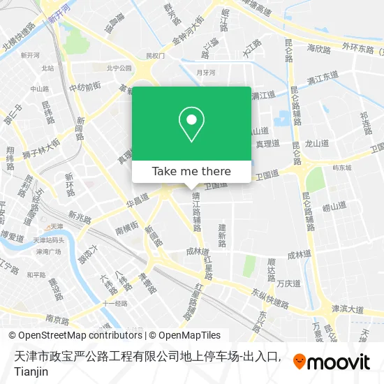 天津市政宝严公路工程有限公司地上停车场-出入口 map