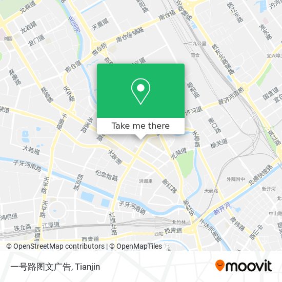 一号路图文广告 map