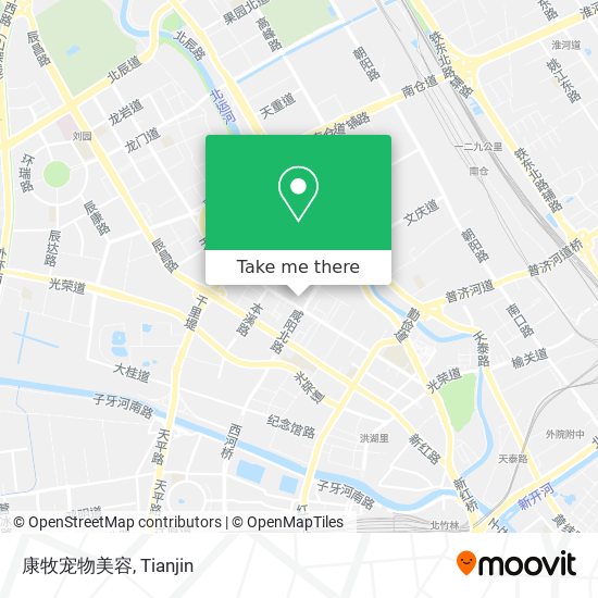 康牧宠物美容 map
