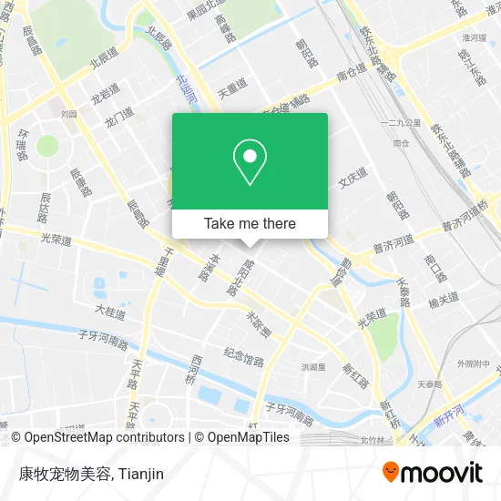 康牧宠物美容 map