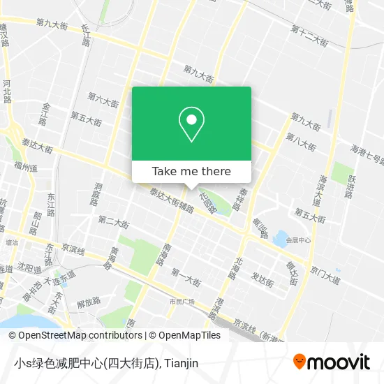 小s绿色减肥中心(四大街店) map