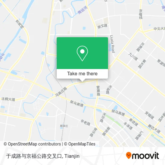于成路与京福公路交叉口 map