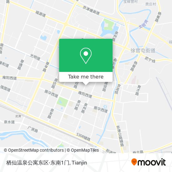 栖仙温泉公寓东区-东南1门 map