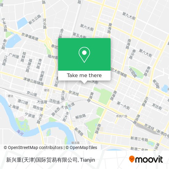 新兴重(天津)国际贸易有限公司 map