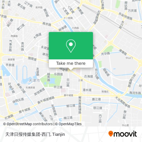 天津日报传媒集团-西门 map