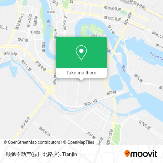 顺驰不动产(振国北路店) map