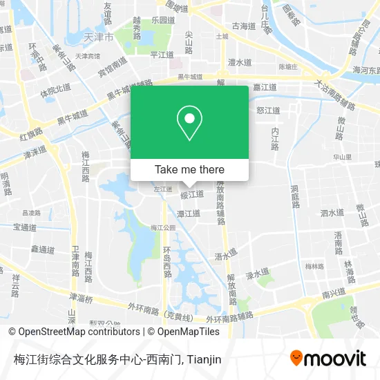 梅江街综合文化服务中心-西南门 map