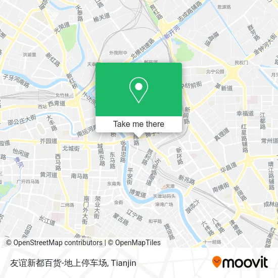 友谊新都百货-地上停车场 map