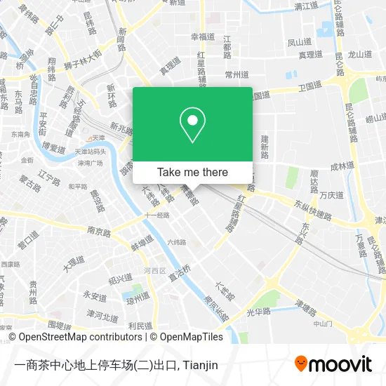 一商茶中心地上停车场(二)出口 map
