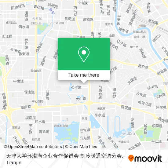 天津大学环渤海企业合作促进会-制冷暖通空调分会 map