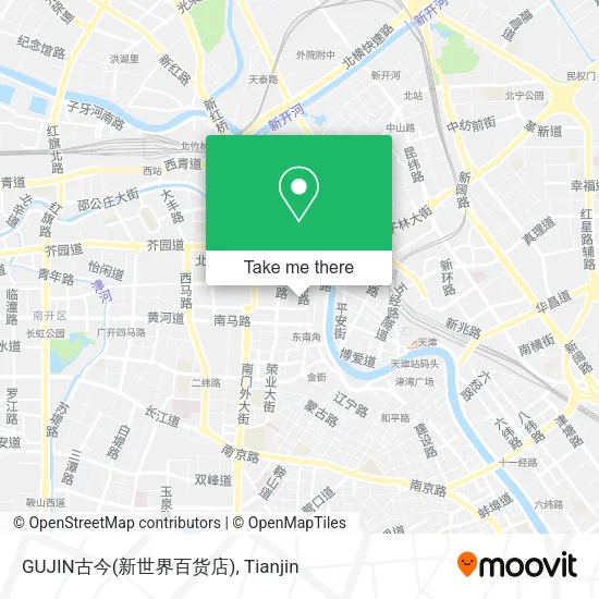 GUJIN古今(新世界百货店) map
