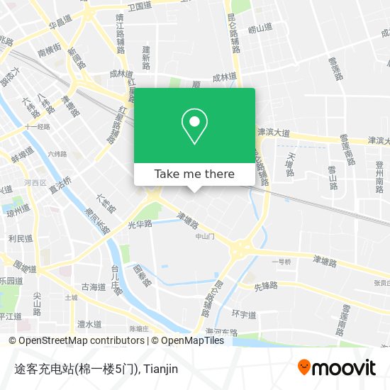 途客充电站(棉一楼5门) map