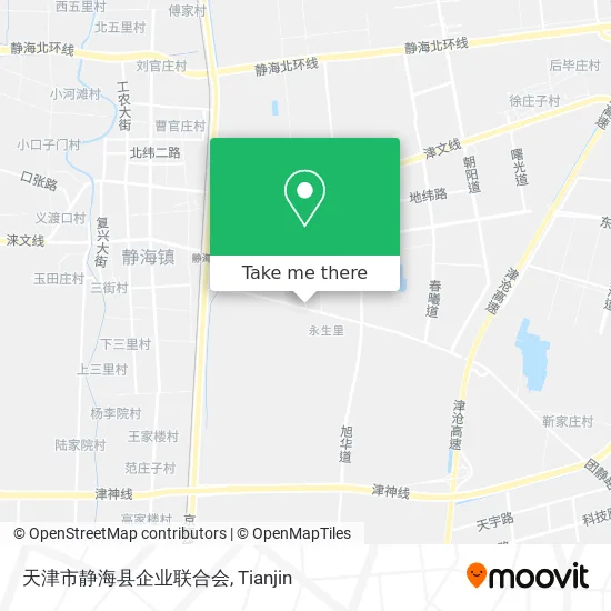 天津市静海县企业联合会 map