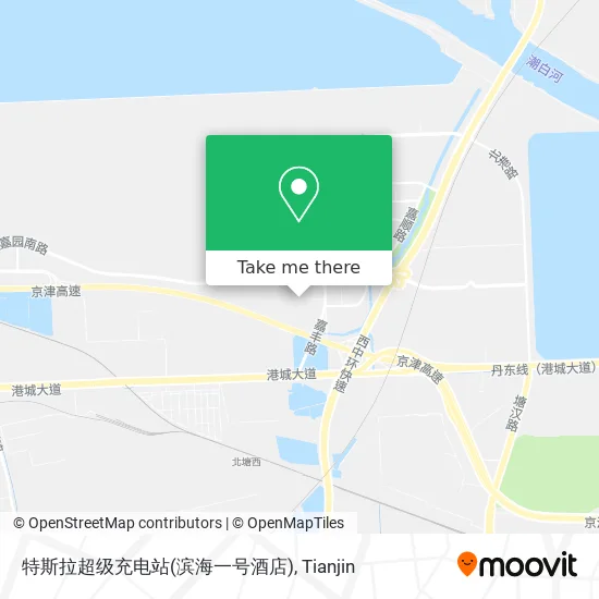 特斯拉超级充电站(滨海一号酒店) map