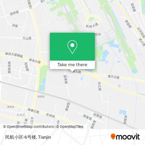 民航小区-6号楼 map