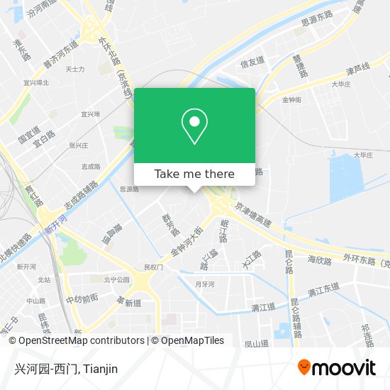 兴河园-西门 map