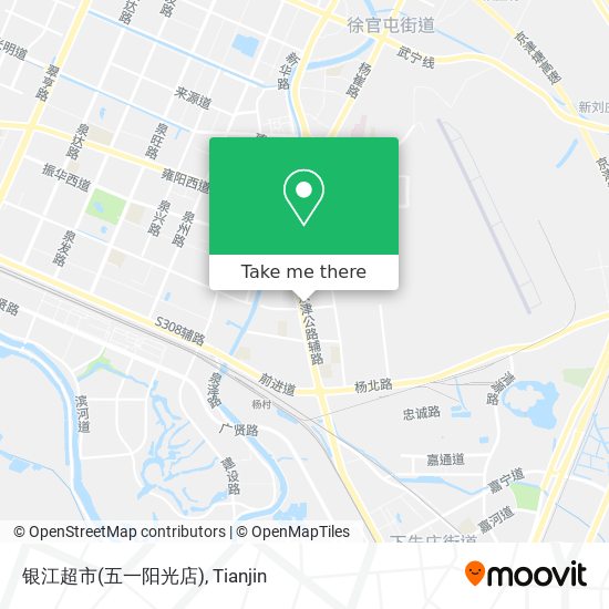 银江超市(五一阳光店) map
