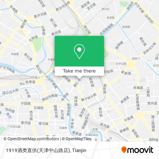 1919酒类直供(天津中山路店) map