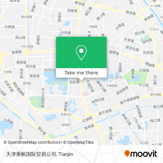 天津乘帆国际贸易公司 map