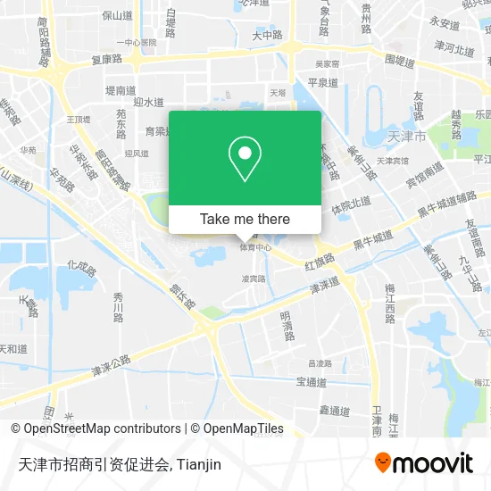 天津市招商引资促进会 map