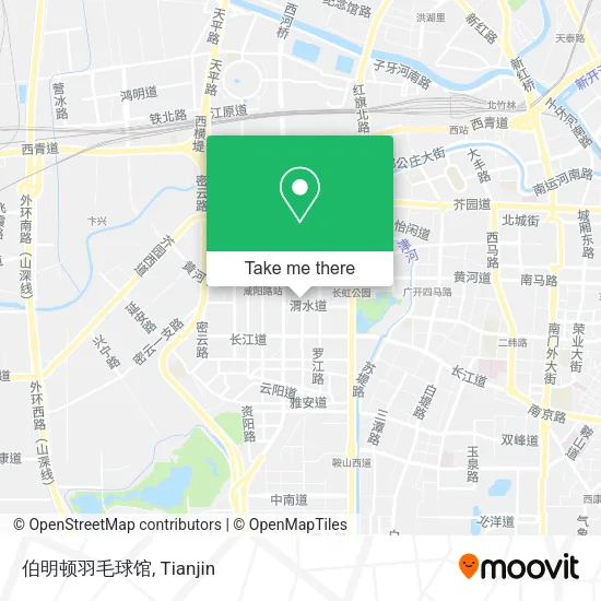 伯明顿羽毛球馆 map