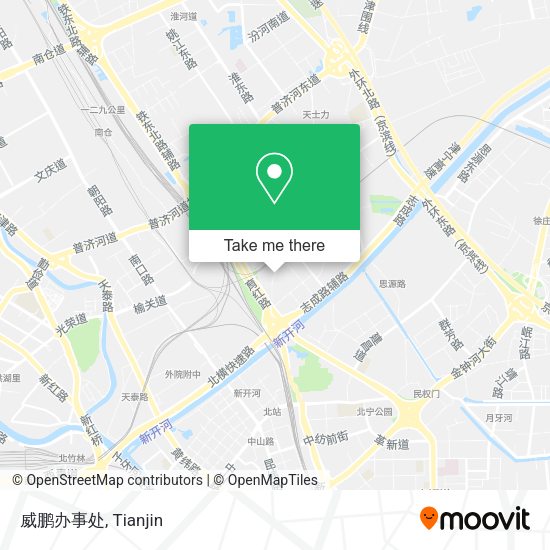 威鹏办事处 map