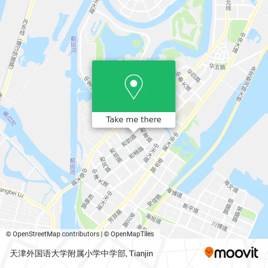 天津外国语大学附属小学中学部 map