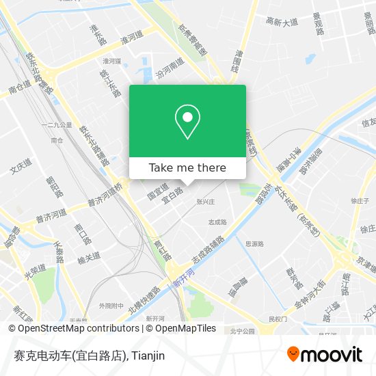 赛克电动车(宜白路店) map