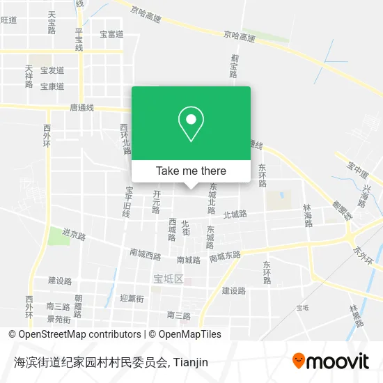 海滨街道纪家园村村民委员会 map