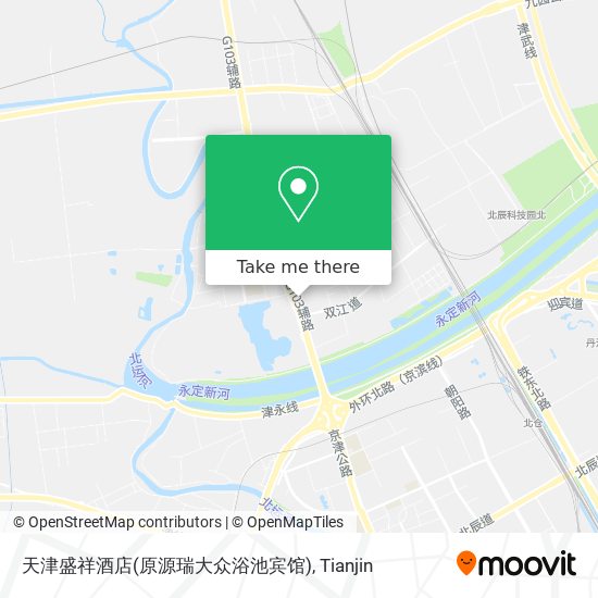 天津盛祥酒店(原源瑞大众浴池宾馆) map