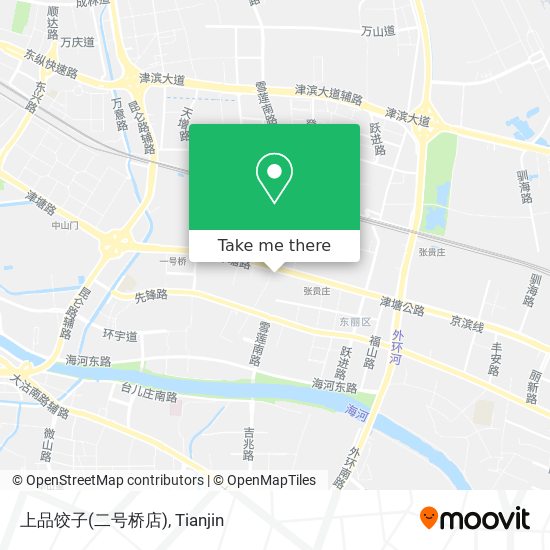 上品饺子(二号桥店) map