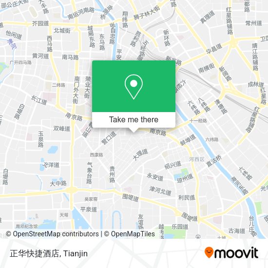 正华快捷酒店 map