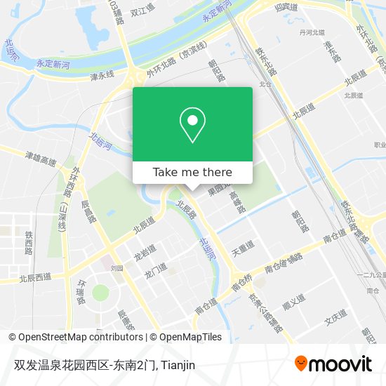 双发温泉花园西区-东南2门 map