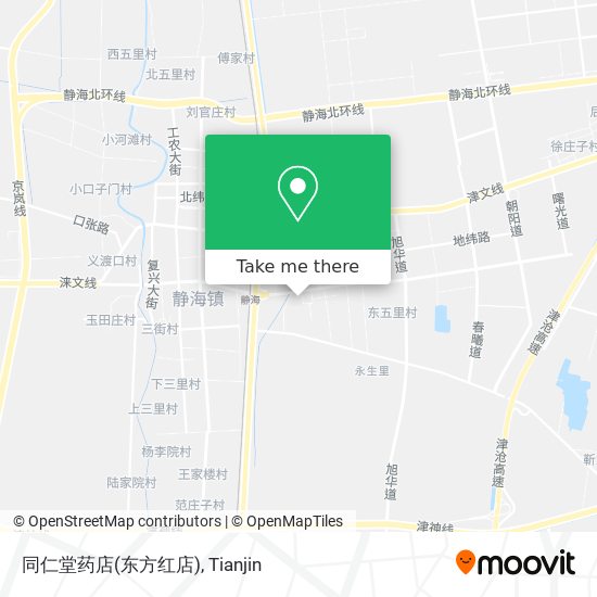 同仁堂药店(东方红店) map