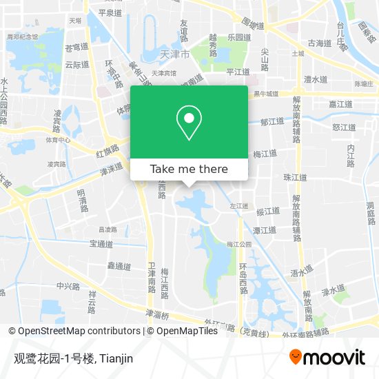 观鹭花园-1号楼 map