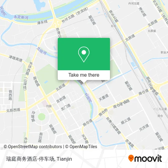 瑞庭商务酒店-停车场 map