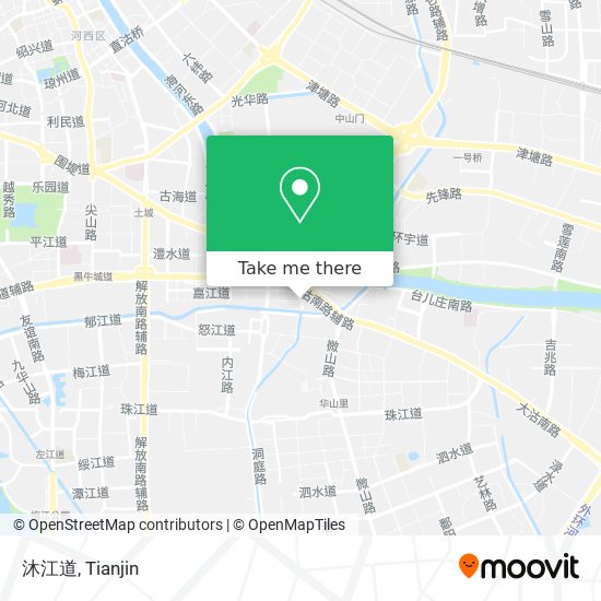 沐江道 map