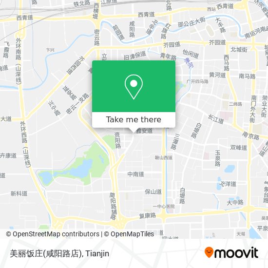 美丽饭庄(咸阳路店) map