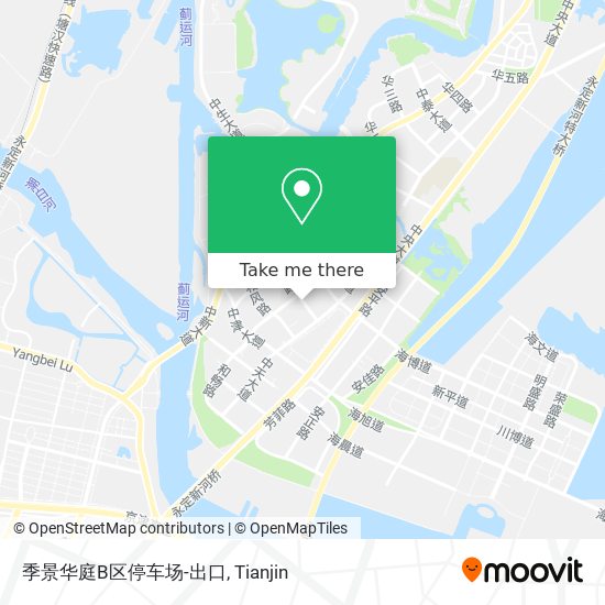 季景华庭B区停车场-出口 map