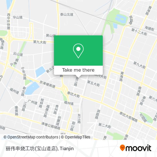 丽伟串烧工坊(宝山道店) map