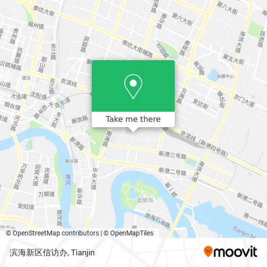 滨海新区信访办 map