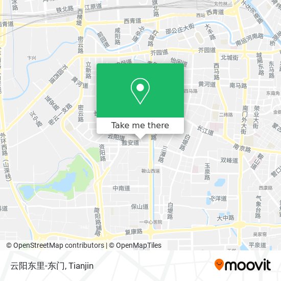 云阳东里-东门 map