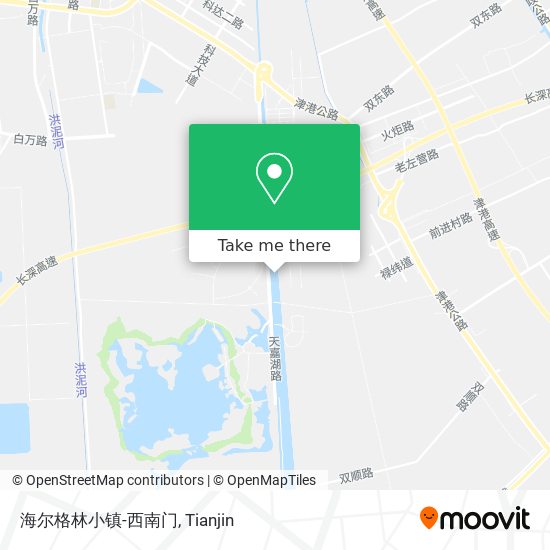 海尔格林小镇-西南门 map