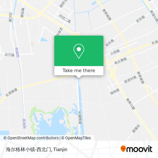海尔格林小镇-西北门 map