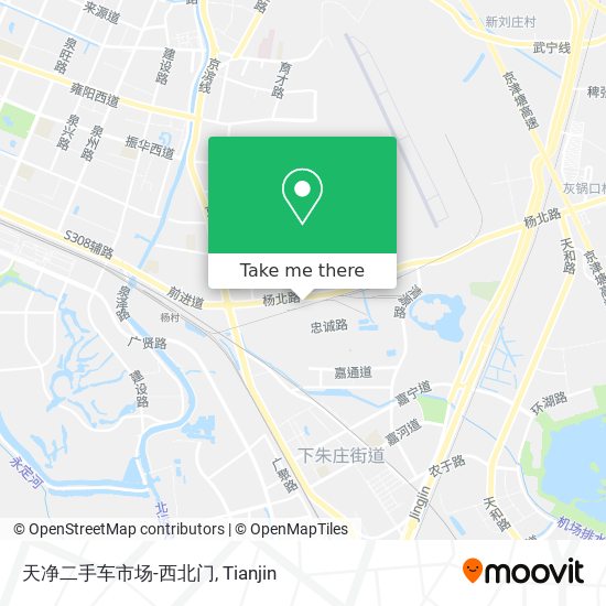 天净二手车市场-西北门 map