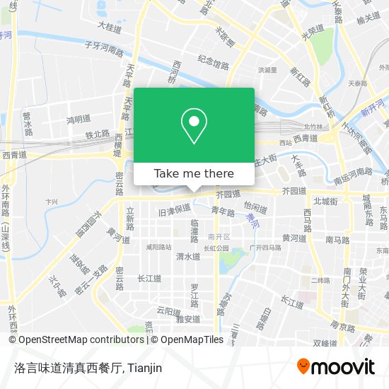 洛言味道清真西餐厅 map