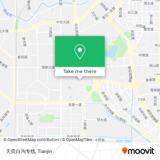 天奕白沟专线 map