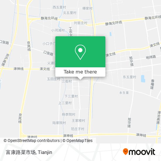 富康路菜市场 map