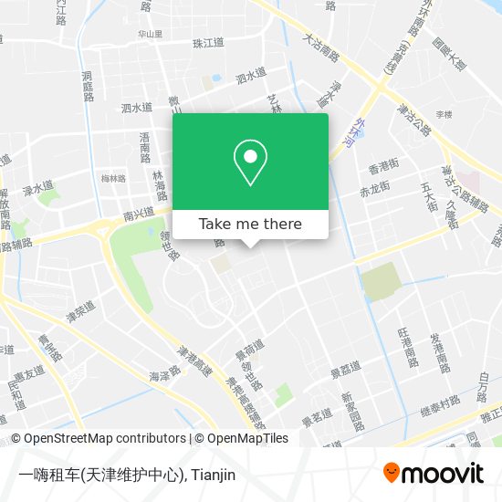 一嗨租车(天津维护中心) map